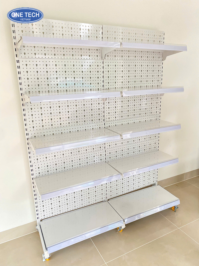 Single-sided supermarket rack