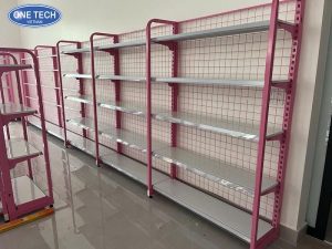 Single Wall Mounted Supermarket Shelving 3