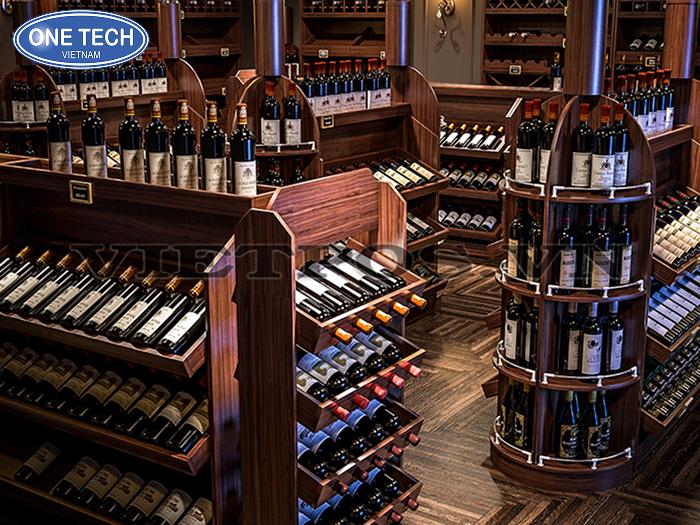 Compact And Convenient Supermarket Shelving For Small Wine Shops