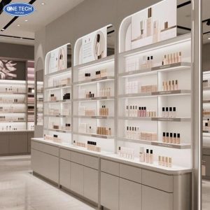 Cosmetic Display Shelf With Integrated Led Lights 2 Cosmetic Display Shelf With Integrated Led Lights 2