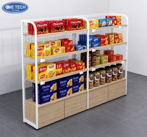 Elegant Wooden Display Shelf For Iron Trays 2