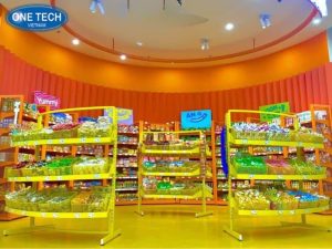 Snack Food Display Shelves 3