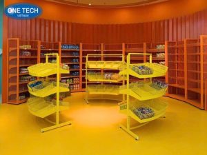 Snack Food Display Shelves 4