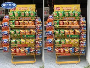 The Noodle Basket Rack Prevents Products From Falling
