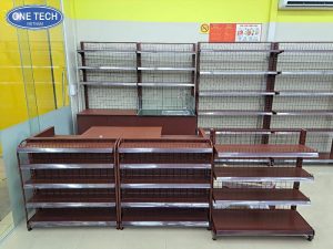 Mini Shelf In Front Of The Cashier Counter